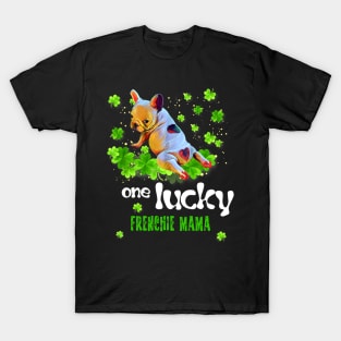 ONE LUCKY FRENCHIE MAMA T-Shirt